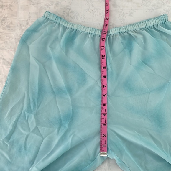 3/$18. 🌼Valerie Stevens semi sheer blue lounge pants size M - Picture 8 of 10